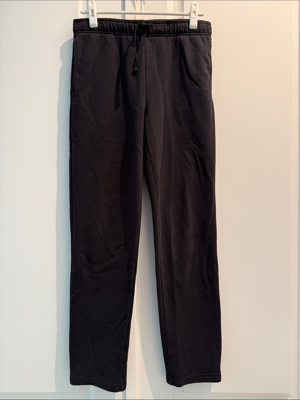 Men's Black Drawstring Casual Pants